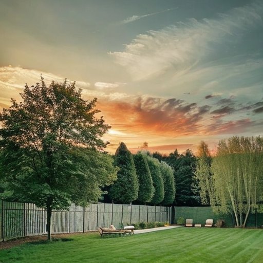 Спокойный пейзаж с быстрорастущими деревьями: ясень, тополь, ива и береза на разных стадиях роста, зелёная листва, яркое небо, плодородная почва и