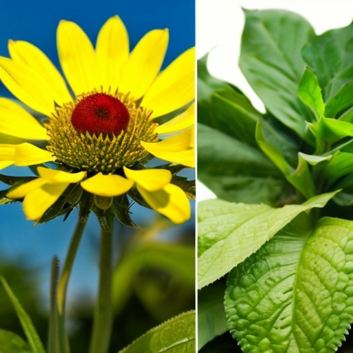 Здоровый сад с зелеными растениями, близкий план паутинного клеща на листе и бутылка пестицида