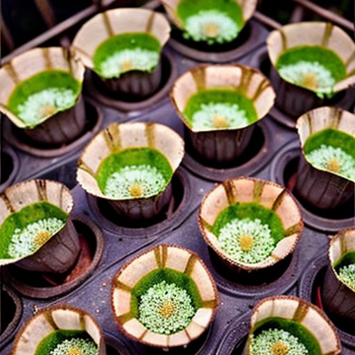 Яркая установка для проращивания семян томатов на подоконнике.