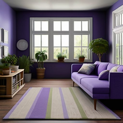 Уютная гостиная с растениями, отпугивающими пауков, и ультразвуковым репеллентом.