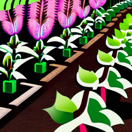 Цветущий огород с редиской разных стадий роста, весеннее солнце, богатая почва и садовые инструменты.