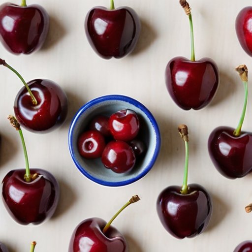 Организованный кухонный стол с инструментами для удаления косточек вишни и свежими ягодами.