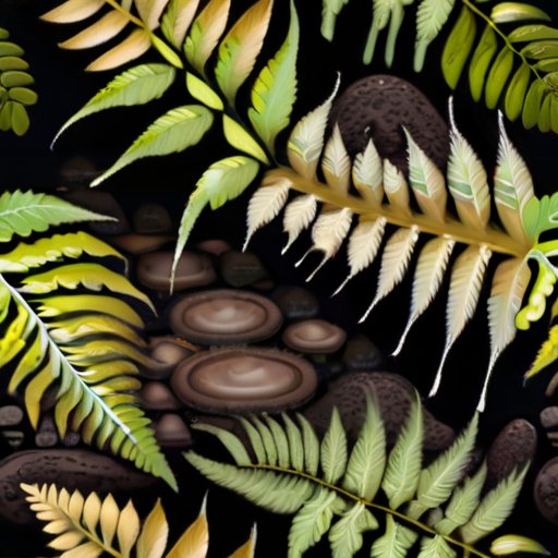 Корни папоротников в темной почве, обвивающиеся и впитывающие влагу и минералы.