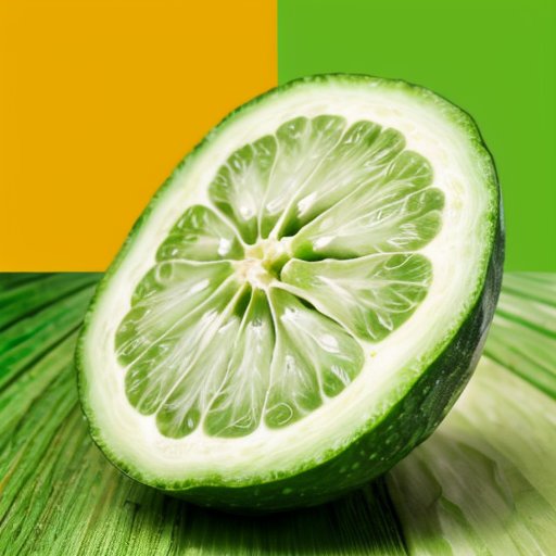 Свежий огурец с ярким зеленым внутренним содержимым и цветными этикетками о витаминах.