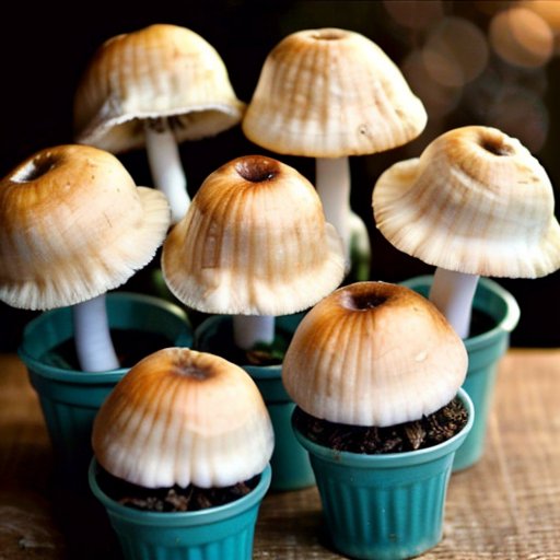 Организованный интерьер для выращивания шампиньонов: контейнеры с компостом, стерилизованный солома, термометр и гигрометр в светлом, хорошо проветриваемом помещении.